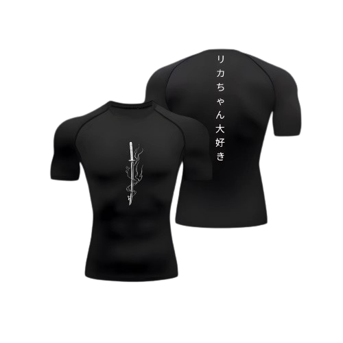 Short Sleeve Sword Compression Shirt