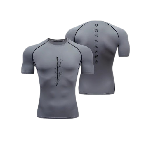 Short Sleeve Sword Compression Shirt