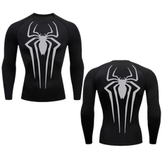 BLKOUT Long Sleeve Large Spider Compression Shirt