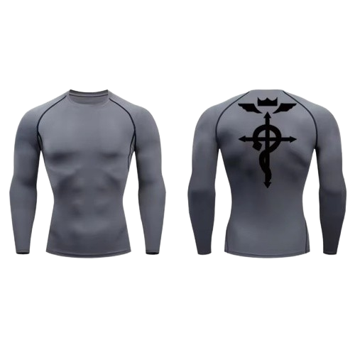 BLKOUT Long Sleeve Full Metal Alchemist Compression Shirt