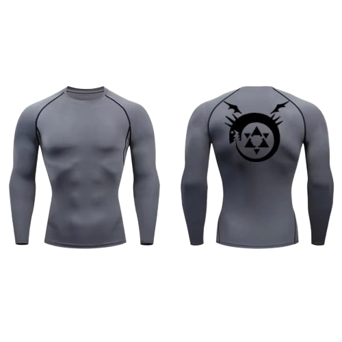 BLKOUT Long Sleeve Full Metal Alchemist Ouroboros Compression Shirt