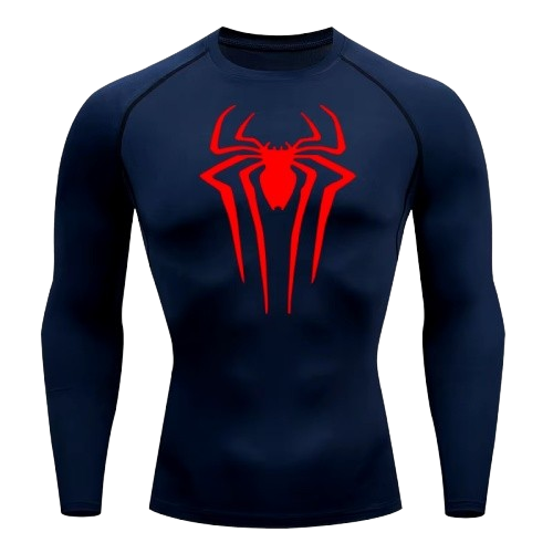 BLKOUT Long Sleeve Small Spider Compression Shirt