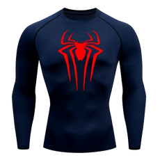 BLKOUT Long Sleeve Small Spider Compression Shirt