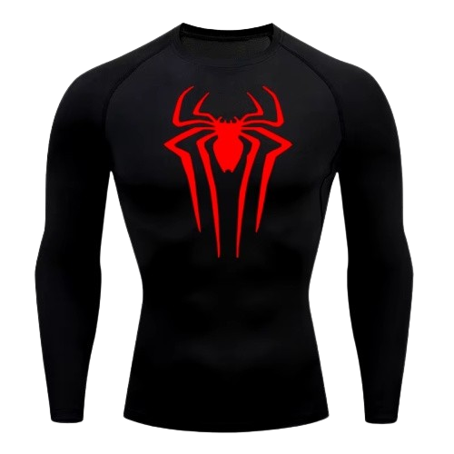 BLKOUT Long Sleeve Small Spider Compression Shirt