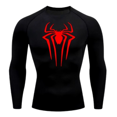 BLKOUT Long Sleeve Small Spider Compression Shirt