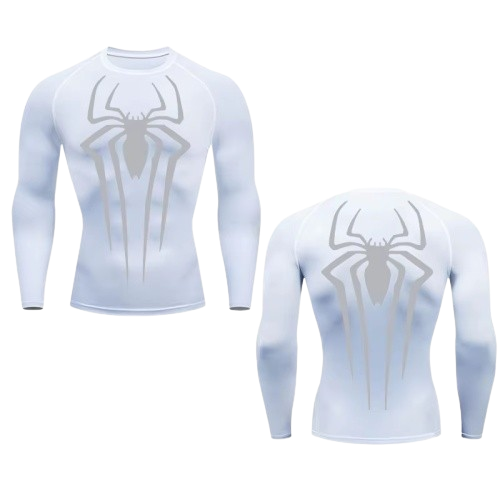 BLKOUT Long Sleeve Large Spider Compression Shirt