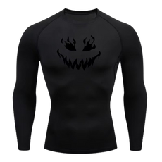 BLKOUT Long Sleeve Black Clover Compression Shirt