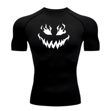 BLKOUT Short Sleeve Black Clover Compression Shirt