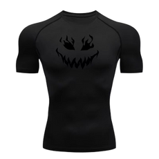 BLKOUT Short Sleeve Black Clover Compression Shirt