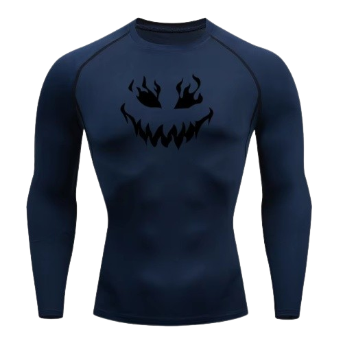 BLKOUT Long Sleeve Black Clover Compression Shirt