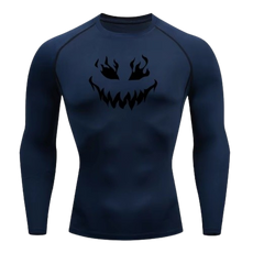 BLKOUT Long Sleeve Black Clover Compression Shirt