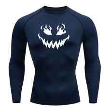 BLKOUT Long Sleeve Black Clover Compression Shirt