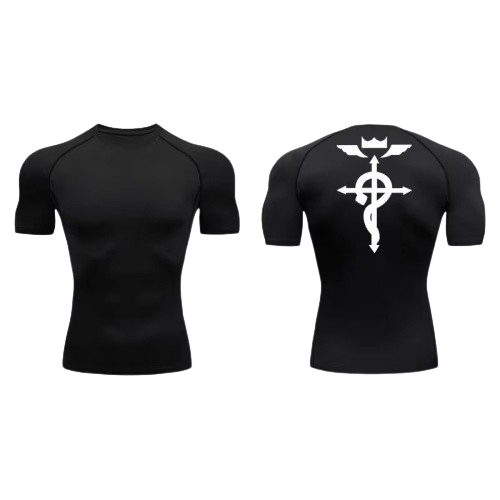 BLKOUT Short Sleeve Full Metal Alchemist Compression Shirt