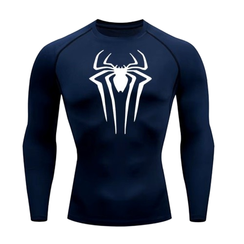 BLKOUT Long Sleeve Small Spider Compression Shirt