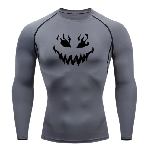 BLKOUT Long Sleeve Black Clover Compression Shirt