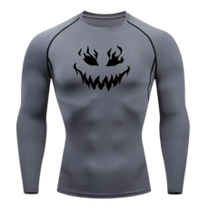 BLKOUT Long Sleeve Black Clover Compression Shirt