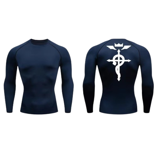 BLKOUT Long Sleeve Full Metal Alchemist Compression Shirt