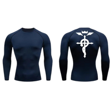 BLKOUT Long Sleeve Full Metal Alchemist Compression Shirt