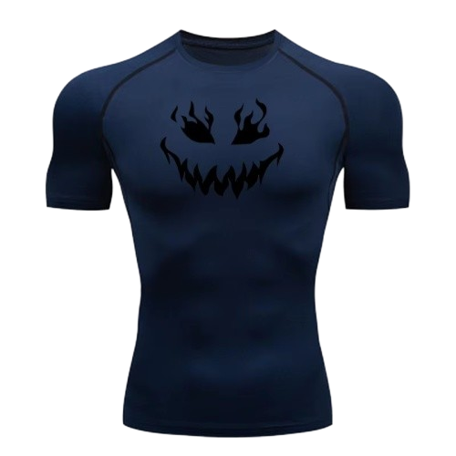 BLKOUT Short Sleeve Black Clover Compression Shirt