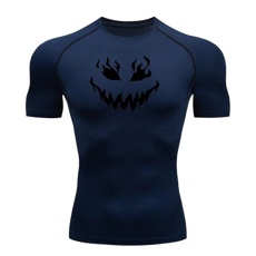 BLKOUT Short Sleeve Black Clover Compression Shirt