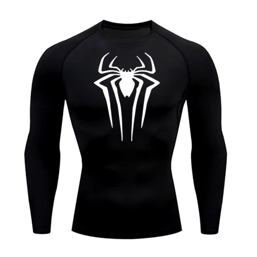 BLKOUT Long Sleeve Small Spider Compression Shirt