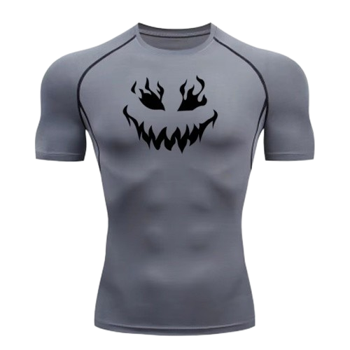 BLKOUT Short Sleeve Black Clover Compression Shirt