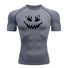 BLKOUT Short Sleeve Black Clover Compression Shirt