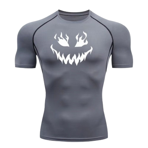 BLKOUT Short Sleeve Black Clover Compression Shirt