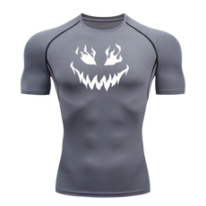 BLKOUT Short Sleeve Black Clover Compression Shirt