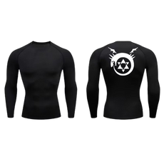 BLKOUT Long Sleeve Full Metal Alchemist Ouroboros Compression Shirt