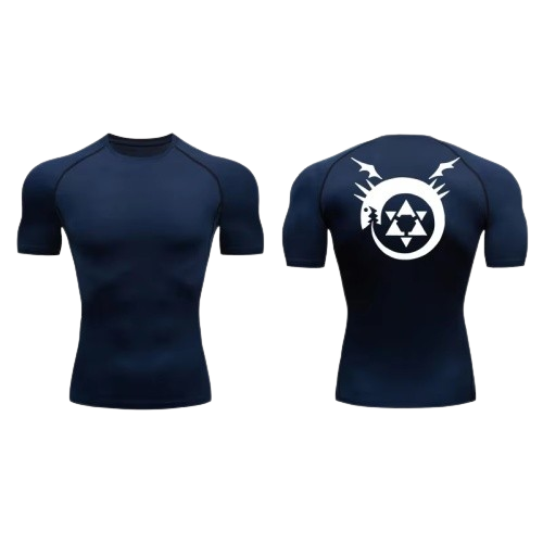 BLKOUT Short Sleeve Full Metal Alchemist Compression Shirt