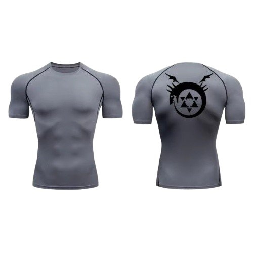 BLKOUT Short Sleeve Full Metal Alchemist Compression Shirt