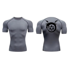 BLKOUT Short Sleeve Full Metal Alchemist Compression Shirt