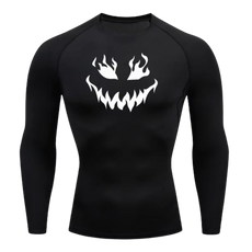 BLKOUT Long Sleeve Black Clover Compression Shirt