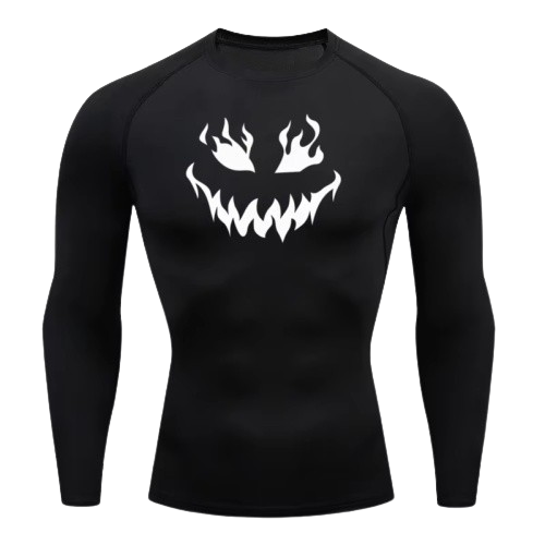 BLKOUT Long Sleeve Black Clover Compression Shirt