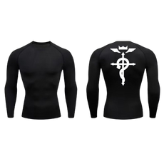 BLKOUT Long Sleeve Full Metal Alchemist Compression Shirt