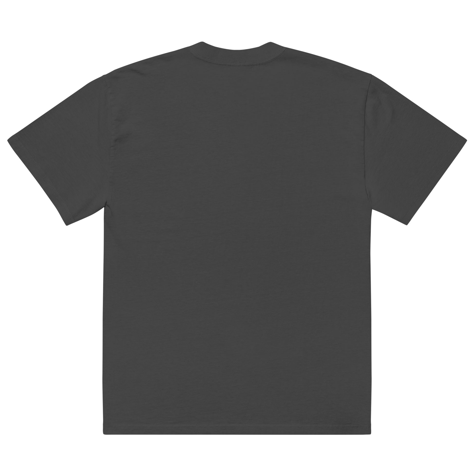 BLK OUT Minimalist Oversized faded t-shirt - Black